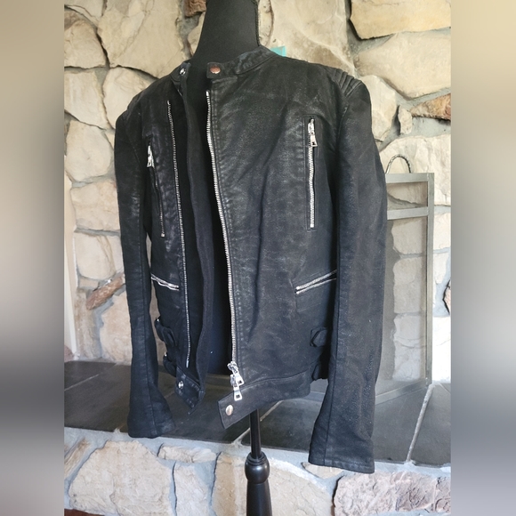 Balmain Paris Moto Jacket Size M - Picture 2 of 7